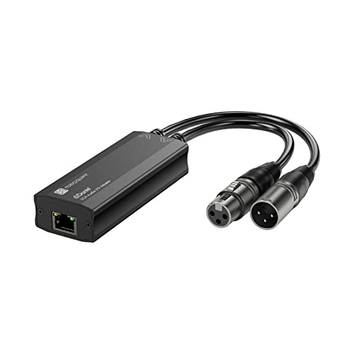 Dante Audio 2CH Digital Audio I/O Adapter, 2x2 Channels, TAA Compliant (MSQ-3400D)