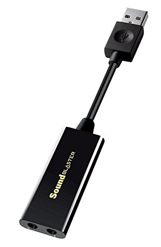 Sound Blaster Play! 3, USB Audio Adapter, 24-bit 96kHz Plug & Play | USB DAC, 24-bit/96kHz, Plug-and-Play, PC, Mac, Portable, Audio Upgrade, USB Audio