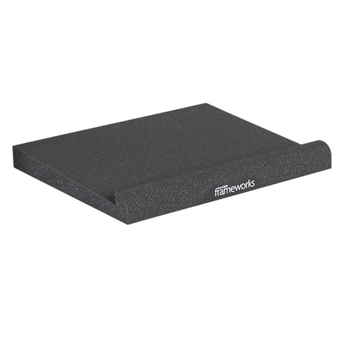 Gator Frameworks Pair of (2) Acoustic Foam Isolation Pads for Studio Monitors, Fits 8" Speakers (GFW-ISOPAD-LG) - size: Large