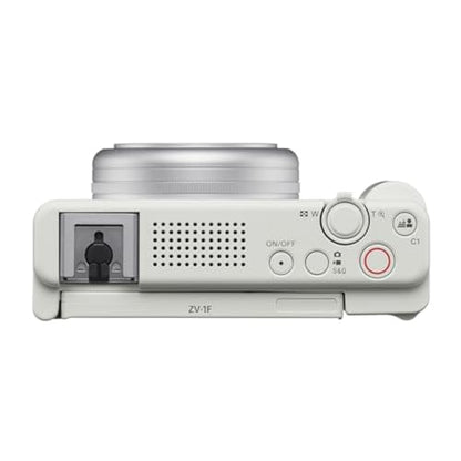 Sony ZV-1F Compact Digital Camera 4K Video White - color: White