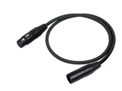 Kirlin Cable MPC-270-03/BK - 3 feet - XLR to XLR Microphone Cable Black PVC Jacket - size: 3 feet