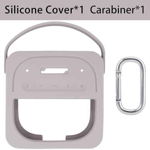 Silicone Cover for Bose SoundLink Micro 2nd Bluetooth Speaker | Scratch-resistant, Unhindered Sound, Silicone Construction, Portable Carrying Silicone Cover, White Silicone Cover - color: White Cover