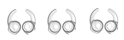 ITIS 3 Pairs Replacement S/M/L Left and Right Side Secure Fit Wingtips for Beats Tour in-Ear Earphones and Other Similar in-Ear Earphones with ITIS Headphone Cable Cord Clip