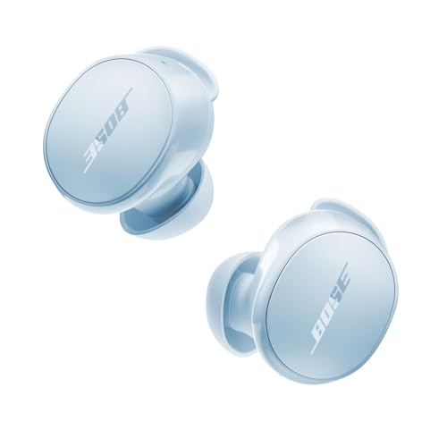Bose QuietComfort Earbuds - True Wireless Bluetooth Earbuds with Active Noise Cancellation and Mic, USB-C Charging, IPX4 Rating, Up to 8.5 Hours of Playtime, Ice Blue - Limited Edition Color - color: Ice Blue