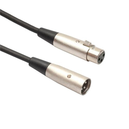 XLR Cables Male to Female 3 pin Cable Extension, XLR Cables Metal Pins Male to Female 3 Pin Cable with Speaker Systems, Stage 1M