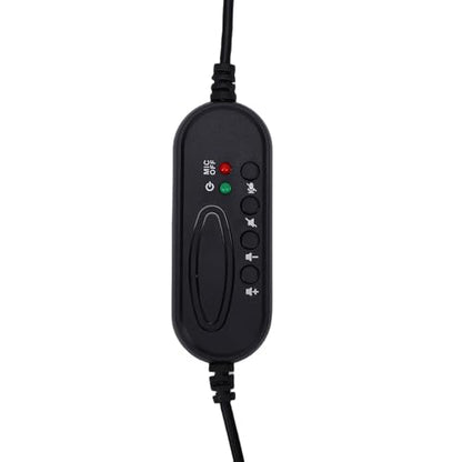 Gaming Headset, Lightweight 70g Design with Noise Cancelling Microphone USB Headset, Wired with in Line Control for PC Laptop Office Work Call Center