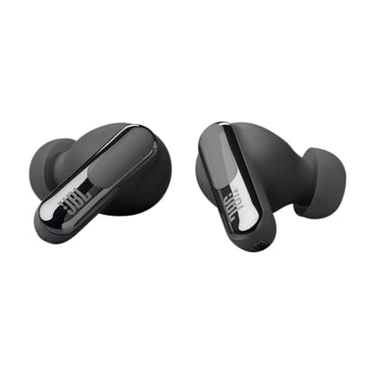 JBL Live Beam 3 - True Wireless Noise-Cancelling Stick-Closed Earbuds, 48Hrs Total Playback, Wireless Charging, 6 Mics for Perfect Calls, Multi-Point Connection, IP55 Waterproof and dustproof (Black) - color: Black