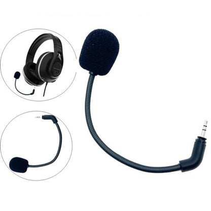 Replacement Game Microphone for Turtle Beach Recon 500 Stereo Studio Gaming Headsets,Detachable Noise Cancelling Crystal-Clear Game Voice Mic Boom, 2.5mm Jack