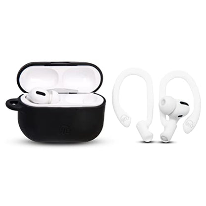 WC HookZ - Patented Upgraded Over Ear Hooks for AirPods Pro 1, 2 & AirPods 1, 2 & 3- Two Size Pairs Included in Package, Unique Left & Right Hook, Made by Wicked Cushions | Winter White - color: White