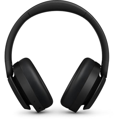PHILIPS H6509 Wireless Headphones, Over-Ear Bluetooth 5.3 Headphones with Noise Canceling Pro, Dynamic Bass, 70H Battery Life, Fast Charging, Soft Ear Cups, Multipoint Connectivity, App Control