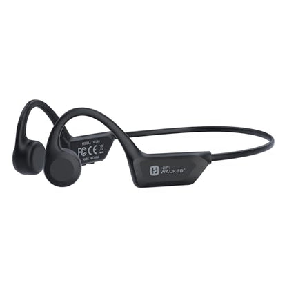 HIFI WALKER Bone Conduction Headphones, Bluetooth 6.0 Open Ear Headphones with IPX7 Waterproof, Type-C Quick Charging Long Battery Life, Sport Headphones Bone Conduction for Running, Fitness, Gift