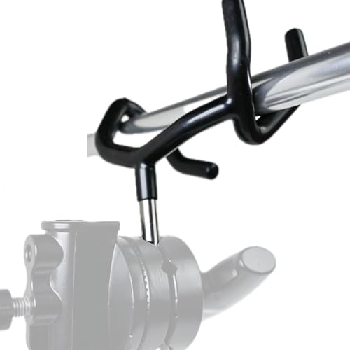 Boom Pole Holder, Metal Audio Boom Cradle Mount Stand for C-Stands