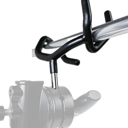 Boom Pole Holder, Metal Audio Boom Cradle Mount Stand for C-Stands