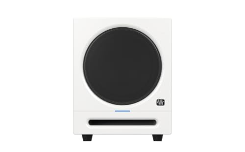 PreSonus Eris Sub 8 BT White 8-inch Front-Firing Studio Subwoofer with Bluetooth Wireless Technology - color: White, size: 8" Subwoofer Bluetooth