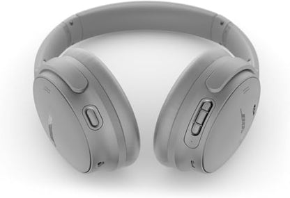 Bose QuietComfort Headphones Bundle with Fast Charger - Wireless Bluetooth Over-Ear Noise Cancelling Headphones with Mic, USB-C Charging, Deep Bass, Up to 24 Hours Playtime (Moonlight Grey) - color: Moonlight Grey