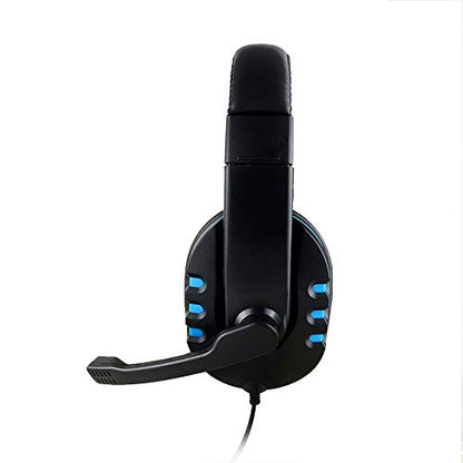 HHmei New Gaming Headset Voice Control Wired HI-FI Sound Quality for PS4 Black - PS4 Wired Headset Headset