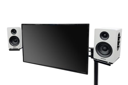 Nagao Seisakusho NB-SPKR-VESA Speaker Stand Compatible with Monitor Arm VESA Computer Monitor Speaker Installation