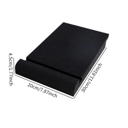 Studio Monitor Isolation Pad Sound Insulation, Prevents Vibrations Acoustic Speaker Isolation Pad for Floor, Fits Most Stands- M