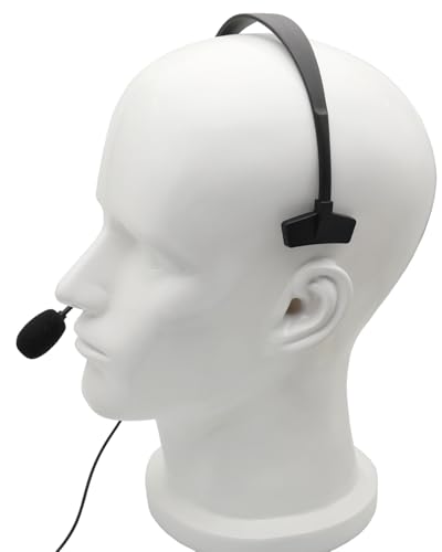 Over-Head Earpiece with Boom Mic VOX for Motorola MD200TPR MH230R MT350R MT352R MS355R MR355R Talkabout Walkie Talkie 1-pin