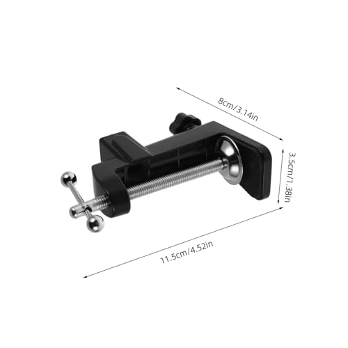 Adjustable Microphone Desk Mount Clamp with Aluminum Alloy Base