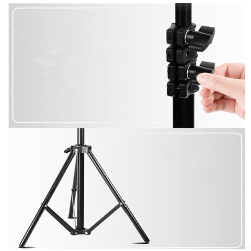 Adjustable Tripod Microphone Stand 150Cm, Foldable Aluminum Alloy Light Stand With 1/4 In Screw For Ring Light Photography(55cm) - size: 55cm