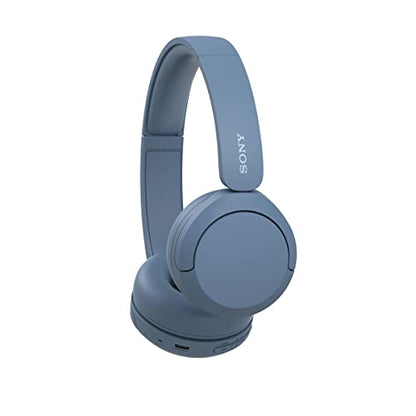 Sony WH-CH520 Wireless On-Ear Bluetooth Headphones with Microphone, Blue - color: Blue