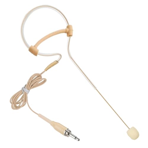 Single Earset Headset Microphone for Bodypack Transmitter System - style: 3.5mm Thread screw Plug