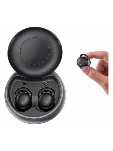 NE91 Invisible Sleep Earbuds, Mini Wireless Bluetooth Earbuds, Hi-Fi Sound | Low-Profile Comfort Fit, Ergonomic In-Ear Design, Tiny Earphones for Side Sleepers, Sleeping, Music, Calls, Work & Travel