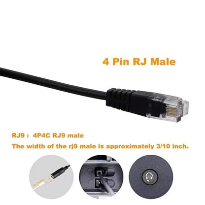 RJ9 to 3.5mm Audio Adapter for Cisco IP Telephones - Headset Converter Compatible with 9961, 7940, 7941, 7942, 8841, 8845, 9941 | Model PH35-RJ9 (Audio Combo Jack) - color: Audio Combo Jack