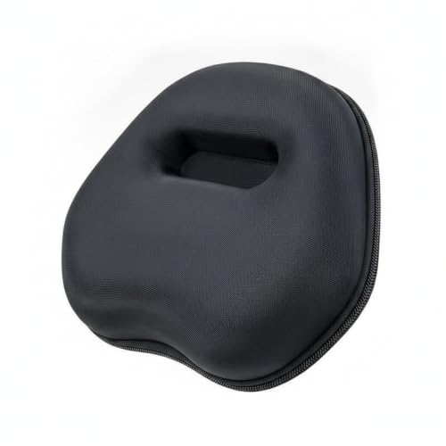 Hard Shell Headphone Case for Over-Ear Models, Durable EVA Travel Storage Box with Zipper, 9.1 x 8.5 x 2.4 Inches, Black