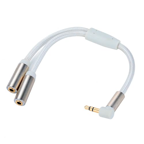 3.5mm Headphone Stereo Audio Y Splitter Adapter Cable 7.87in