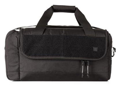 5.11 Tactical Range Ready Trainer Bag, Ammo Molle Duffle, Secure EDC Pack | Style 56567ABR, Range Bag with Shoulder Strap, Padded Compartments, EDC Training Storage, Durable - color: Black