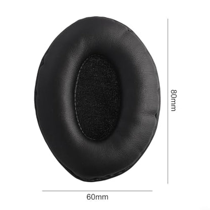 Ov-al Headphone Ear Pads Re-placement Sponge Leather Cushions for Enhanced Comfort and Durability, Soft Protein Leather U-pgrade Accessories Compatible with Various Headphone Models,(85 * 105) - color: 85*105