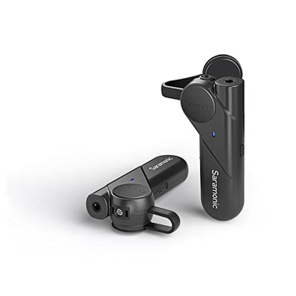 Saramonic BTW | Wireless Bluetooth Clip-On Microphone with 3.5mm Headphone Out & Noise Reduction for Computers, Smartphones, Tablets & More