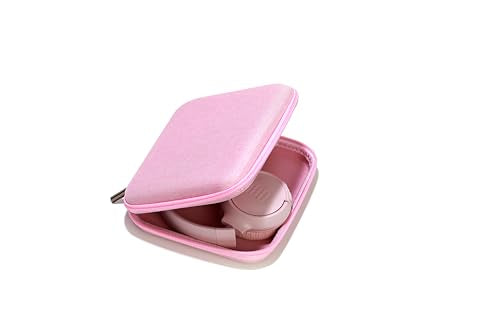 Ginsco Ultra-Slim Case Compatible with JBL Tune 510BT Bluetooth Headphones, with JBL Tune 520BT/670NC Live 460NC, Wireless On-Ear Headphones, Travel Carrying Headphone Case (Pink) - color: Pink