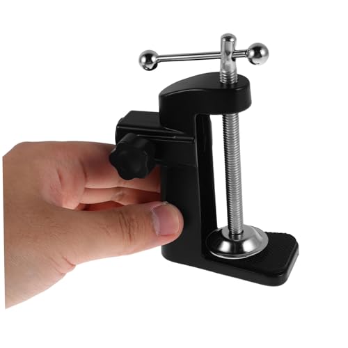 Kisangel Adjustable Metal Base Boom Arm for Live Streaming Quick Assembly Heavy Duty Construction Slip Clamp for Secure Setup