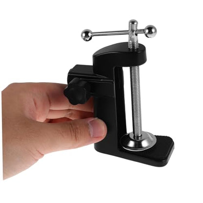 Kisangel Adjustable Metal Base Boom Arm for Live Streaming Quick Assembly Heavy Duty Construction Slip Clamp for Secure Setup