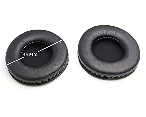 Headphones Replacement Earpads Ear Pads.Universal Ear Cushions Fit for Most Headphone Models: Sennheiser,AKG,HifiMan,ATH,Philips,Fostex,Sony,Beats by Dr. Dre and More (45 MM) - size: 45 MM