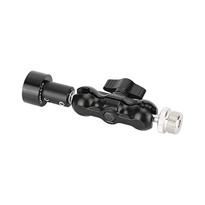 CAMVATE Mini Ball Head Microphone Mount with 5/8"-27 Male & Female Adapter