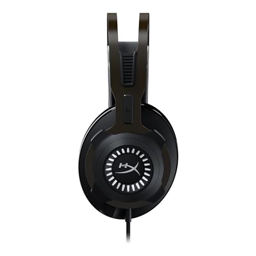 HyperX Cloud Revolver - Gaming Headset with HyperX 7.1 Surround Sound, Signature Memory Foam, Premium Leatherette, Steel Frame, Detachable noise-cancellation microphone