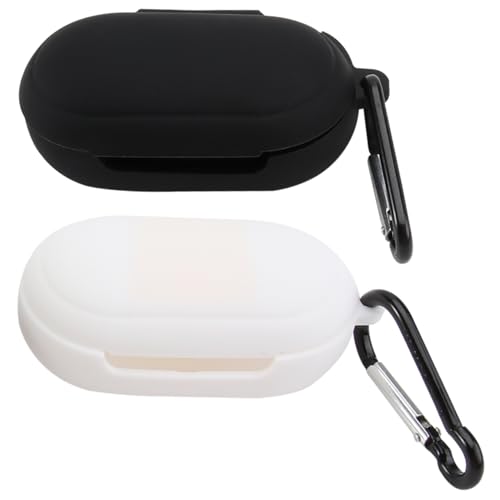 2Pcs Silicone Headphone Organizer Silicone Pouch Data Cable Storage Case Mini Key Box Portable for Storing Earbuds USB Flash Drive Keys Mini Lipstick Cord Winder Home or Workplace