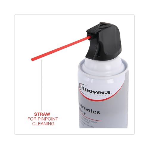 Innovera IVR10012 10 oz. Compressed Air Duster Cleaner (2/Pack)
