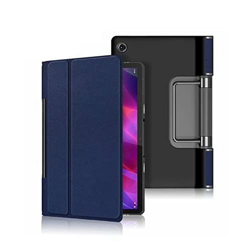 Case for Lenovo Yoga Smart Tab 11 inch YT-J706F/N Tablet 2021 PU Leather Lightweight Shell Shockproof Protective Cover - color: Blue