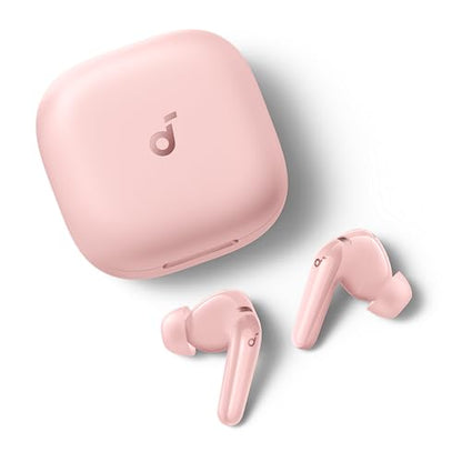 Soundcore P31i by Anker Translation Earbuds with Real-Time Adaptive ANC | Real-Time Adaptive Noise Cancelling, Hi-Res Sound, Translation Earbuds, 50H Playtime, Spatial Audio, Fast Charging, IP55 - color: Pink