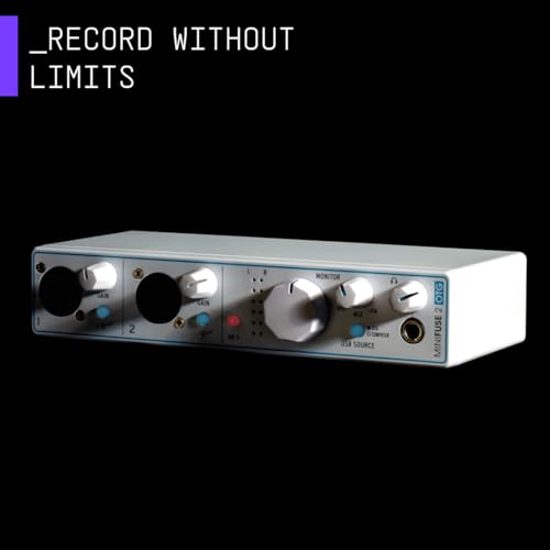 Arturia MiniFuse USB Audio & MIDI Interface, MiniFuse 2 OTG - White