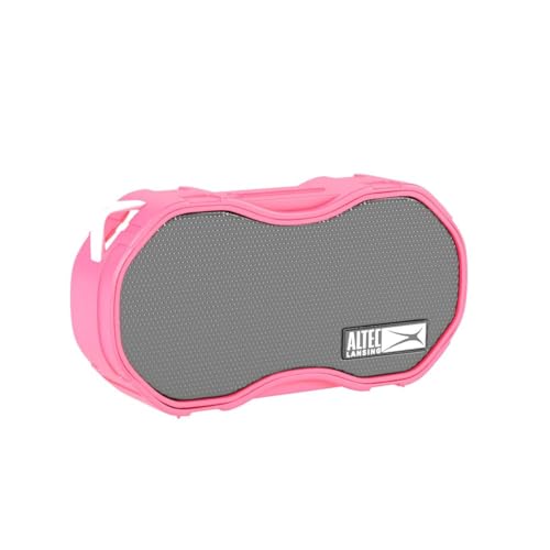 Altec Lansing - Baby Boom Waterproof Bluetooth Speaker, Wireless & Portable for Travel & Outdoor Use, Deep Bass & Loud Sound, 1 Pack (Red) - color: Red