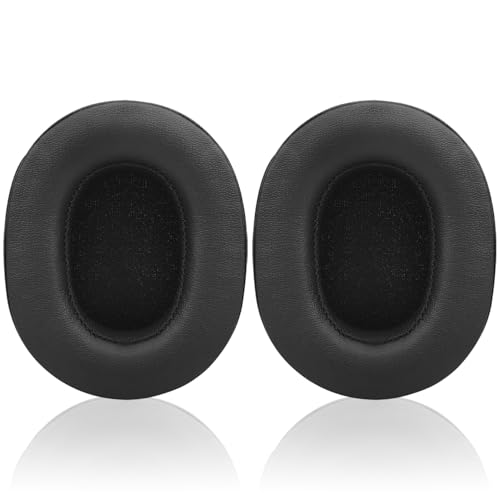 Replacement Earpads for Skullcandy Crusher EVO Headphones,Compatibel Crusher EVO Replacement Ear Pads,Upgraded Ear Covers with Soft Protein Leather,Optimized Noise Isolation Memory Foam (Black) - color: Black