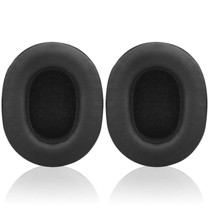Replacement Earpads for Skullcandy Crusher EVO Headphones,Compatibel Crusher EVO Replacement Ear Pads,Upgraded Ear Covers with Soft Protein Leather,Optimized Noise Isolation Memory Foam (Black) - color: Black