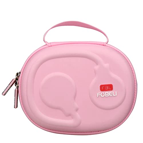 FBLFOBELI Headphone Cases EVA Hard Storage Case for JBL Tune 500BT/510BT/T450BT/710BT/JBL Live 650 BT NC On-Ear Wireless Bluetooth Headphone, Travel Protective Bag (Pink) - color: Pink