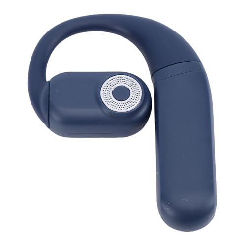 Yoidesu Single Ear Bluetooth Headset for Phone Calls with Display, Ear Piece Bluetooth Phone with 180 Rotatable Hook and Replaceable Battery for Daily Use (Blue) - color: Blue
